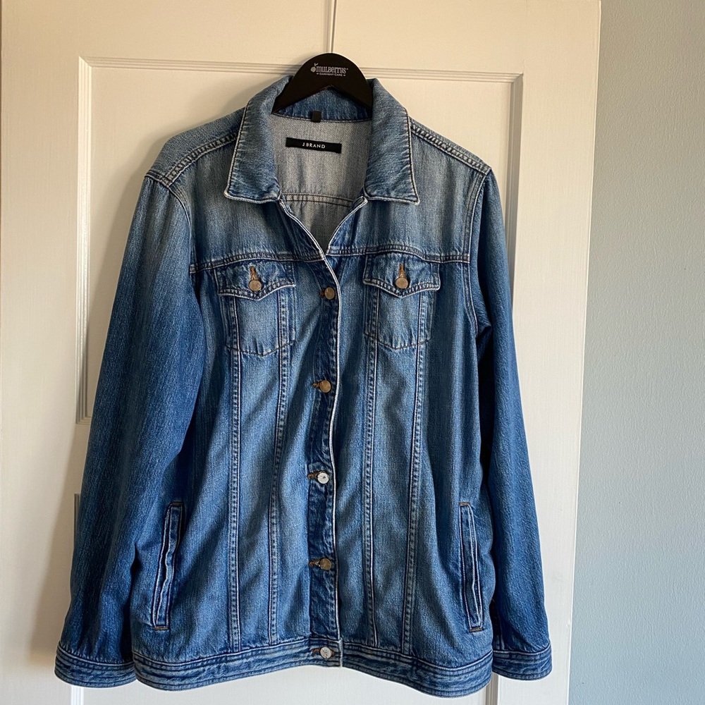 J Brand denim jacket size Large
